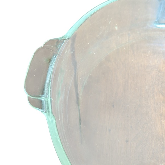 Pyrex‎ 221 Vintage Deep Baking Dish Handles Casserole Cake 8.5 in Round - Picture 4 of 5